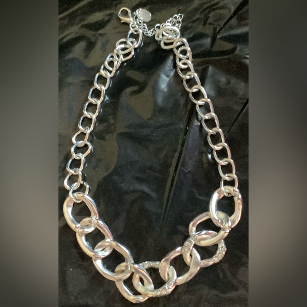 Elegant Silver Chain Necklace by Claire